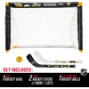 image:imageFranklin Sports NHL Mini Hockey Set  Kids Indoor Knee Hockey Goal Ball  2 Stick Combo  Youth Team Indoor Toy Set  Official  Ages 3Pittsburgh Penguins