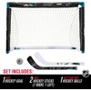 image:imageFranklin Sports NHL Mini Hockey Set  Kids Indoor Knee Hockey Goal Ball  2 Stick Combo  Youth Team Indoor Toy Set  Official  Ages 3San Jose Sharks