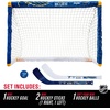 image:imageFranklin Sports NHL Mini Hockey Set  Kids Indoor Knee Hockey Goal Ball  2 Stick Combo  Youth Team Indoor Toy Set  Official  Ages 3St Louis Blues