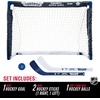 image:imageFranklin Sports NHL Mini Hockey Set  Kids Indoor Knee Hockey Goal Ball  2 Stick Combo  Youth Team Indoor Toy Set  Official  Ages 3Toronto Maple Leafs