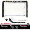 image:imageFranklin Sports NHL Mini Hockey Set  Kids Indoor Knee Hockey Goal Ball  2 Stick Combo  Youth Team Indoor Toy Set  Official  Ages 3Vegas Golden Knights