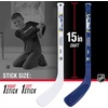 image:imageFranklin Sports NHL Mini Hockey Stick Set  NHL Team Knee Hockey Stick and Ball Set  Two Player Stick Set  Great Toy for KidsBuffalo Sabres