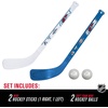 image:imageFranklin Sports NHL Mini Hockey Stick Set  NHL Team Knee Hockey Stick and Ball Set  Two Player Stick Set  Great Toy for KidsColorado Avalanche