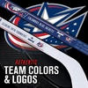 image:imageFranklin Sports NHL Mini Hockey Stick Set  NHL Team Knee Hockey Stick and Ball Set  Two Player Stick Set  Great Toy for KidsColumbus Blue Jackets