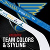 image:imageFranklin Sports NHL Mini Hockey Stick Set  NHL Team Knee Hockey Stick and Ball Set  Two Player Stick Set  Great Toy for KidsSt Louis Blues