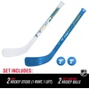 image:imageFranklin Sports NHL Mini Hockey Stick Set  NHL Team Knee Hockey Stick and Ball Set  Two Player Stick Set  Great Toy for KidsSt Louis Blues