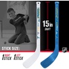 image:imageFranklin Sports NHL Mini Hockey Stick Set  NHL Team Knee Hockey Stick and Ball Set  Two Player Stick Set  Great Toy for KidsSt Louis Blues