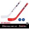 image:imageFranklin Sports NHL Mini Hockey Stick Set  NHL Team Knee Hockey Stick and Ball Set  Two Player Stick Set  Great Toy for KidsWashington Capitals