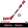 image:imageFranklin Sports NHL Team Mini Soft Hockey Stick Set  NHL Team Soft Foam Mini Hockey Stick and Ball  Great Toy for KidsCarolina Hurricanes