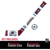 image:imageFranklin Sports NHL Team Mini Soft Hockey Stick Set  NHL Team Soft Foam Mini Hockey Stick and Ball  Great Toy for KidsColorado Avalanche