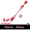 image:imageFranklin Sports NHL Team Mini Soft Hockey Stick Set  NHL Team Soft Foam Mini Hockey Stick and Ball  Great Toy for KidsDetroit Red Wings