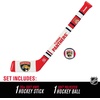 image:imageFranklin Sports NHL Team Mini Soft Hockey Stick Set  NHL Team Soft Foam Mini Hockey Stick and Ball  Great Toy for KidsFlorida Panthers