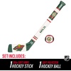 image:imageFranklin Sports NHL Team Mini Soft Hockey Stick Set  NHL Team Soft Foam Mini Hockey Stick and Ball  Great Toy for KidsMinnesota Wild