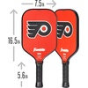 image:imageFranklin Sports NHL Team Pickleball Paddles  Official NHL Hockey Team Logo Pickleball Paddles  Signature Series 13MM Pickleball Paddle with MaxGrit  USA Pickleball USAPA ApprovedPhiladelphia Flyers