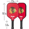 image:imageFranklin Sports NHL Team Pickleball Paddles  Official NHL Hockey Team Logo Pickleball Paddles  Signature Series 13MM Pickleball Paddle with MaxGrit  USA Pickleball USAPA ApprovedChicago Blackhawks
