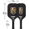 image:imageFranklin Sports NHL Team Pickleball Paddles  Official NHL Hockey Team Logo Pickleball Paddles  Signature Series 13MM Pickleball Paddle with MaxGrit  USA Pickleball USAPA ApprovedVegas Golden Knights