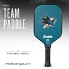 image:imageFranklin Sports NHL Team Pickleball Paddles  Official NHL Hockey Team Logo Pickleball Paddles  Signature Series 13MM Pickleball Paddle with MaxGrit  USA Pickleball USAPA ApprovedSan Jose Sharks