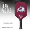 image:imageFranklin Sports NHL Team Pickleball Paddles  Official NHL Hockey Team Logo Pickleball Paddles  Signature Series 13MM Pickleball Paddle with MaxGrit  USA Pickleball USAPA ApprovedColorado Avalanche