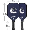 image:imageFranklin Sports NHL Team Pickleball Paddles  Official NHL Hockey Team Logo Pickleball Paddles  Signature Series 13MM Pickleball Paddle with MaxGrit  USA Pickleball USAPA ApprovedVancouver Canucks