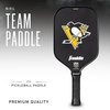 image:imageFranklin Sports NHL Team Pickleball Paddles  Official NHL Hockey Team Logo Pickleball Paddles  Signature Series 13MM Pickleball Paddle with MaxGrit  USA Pickleball USAPA ApprovedPittsburgh Penguins