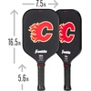 image:imageFranklin Sports NHL Team Pickleball Paddles  Official NHL Hockey Team Logo Pickleball Paddles  Signature Series 13MM Pickleball Paddle with MaxGrit  USA Pickleball USAPA ApprovedCalgary Flames