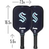 image:imageFranklin Sports NHL Team Pickleball Paddles  Official NHL Hockey Team Logo Pickleball Paddles  Signature Series 13MM Pickleball Paddle with MaxGrit  USA Pickleball USAPA ApprovedSeattle Kraken