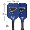 image:imageFranklin Sports NHL Team Pickleball Paddles  Official NHL Hockey Team Logo Pickleball Paddles  Signature Series 13MM Pickleball Paddle with MaxGrit  USA Pickleball USAPA ApprovedSt Louis Blues 2