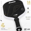 image:imageFranklin Sports PRO Pickleball Paddles  C45 Carbon Fiber Series  Official USAP  UPA Approved  Pro Player DesignALW Aurelius  White