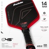 image:imageFranklin Sports PRO Pickleball Paddles  C45 Carbon Fiber Series  Official USAP  UPA Approved  Pro Player DesignDynasty Electric Red