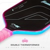 image:imageFranklin Sports PRO Pickleball Paddles  C45 Carbon Fiber Series  Official USAP  UPA Approved  Pro Player DesignParris Todd  Hot PinkSurf Blue