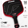 image:imageFranklin Sports PRO Pickleball Paddles  C45 Carbon Fiber Series  Official USAP  UPA Approved  Pro Player DesignTempo Electric Red