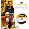 image:imageFranklin Sports PVF Real Pro Indoor Game Volleyball  Official Size Professional Indoor Volleyball for Match Play  12 Panel Microfiber Cover Game Ball  Ball  Pump with Needle Set