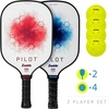 image:imageFranklin Sports Pickleball Paddle  Pilot Polypropylene Core Pickleball Racket  Official USA Pickleball USAPA Approved Pickleball Paddle  Lightweight Pro Racket  10mm Thick CoreBlue  Red