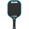 image:imageFranklin Sports Pro Pickleball Paddles  FS Tour Series Raw Carbon Fiber T700  USA Pickleball Approved  Unibody Epoxy Resin Injected Edge  Dynasty  Tempo  14mm16mm Core  Gray Blue  PinkBlue