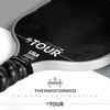 image:imageFranklin Sports Pro Pickleball Paddles  FS Tour Series Raw Carbon Fiber T700  USA Pickleball Approved  Unibody Epoxy Resin Injected Edge  Dynasty  Tempo  14mm16mm Core  Gray Blue  PinkGray