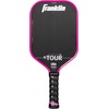 image:imageFranklin Sports Pro Pickleball Paddles  FS Tour Series Raw Carbon Fiber T700  USA Pickleball Approved  Unibody Epoxy Resin Injected Edge  Dynasty  Tempo  14mm16mm Core  Gray Blue  PinkPink