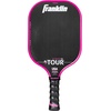 image:imageFranklin Sports Pro Pickleball Paddles  FS Tour Series Raw Carbon Fiber T700  USA Pickleball Approved  Unibody Epoxy Resin Injected Edge  Dynasty  Tempo  14mm16mm Core  Gray Blue  PinkPink