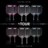 image:imageFranklin Sports Pro Pickleball Paddles  FS Tour Series Raw Carbon Fiber T700  USA Pickleball Approved  Unibody Epoxy Resin Injected Edge  Dynasty  Tempo  14mm16mm Core  Gray Blue  PinkGray