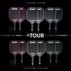 image:imageFranklin Sports Pro Pickleball Paddles  FS Tour Series Raw Carbon Fiber T700  USA Pickleball Approved  Unibody Epoxy Resin Injected Edge  Dynasty  Tempo  14mm16mm Core  Gray Blue  PinkBlue