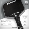 image:imageFranklin Sports Pro Pickleball Paddles  FS Tour Series Raw Carbon Fiber T700  USA Pickleball Approved  Unibody Epoxy Resin Injected Edge  Dynasty  Tempo  14mm16mm Core  Gray Blue  PinkGray