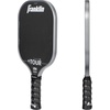 image:imageFranklin Sports Pro Pickleball Paddles  FS Tour Series Raw Carbon Fiber T700  USA Pickleball Approved  Unibody Epoxy Resin Injected Edge  Dynasty  Tempo  14mm16mm Core  Gray Blue  PinkGray