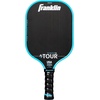 image:imageFranklin Sports Pro Pickleball Paddles  FS Tour Series Raw Carbon Fiber T700  USA Pickleball Approved  Unibody Epoxy Resin Injected Edge  Dynasty  Tempo  14mm16mm Core  Gray Blue  PinkBlue
