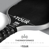 image:imageFranklin Sports Pro Pickleball Paddles  FS Tour Series Raw Carbon Fiber T700  USA Pickleball Approved  Unibody Epoxy Resin Injected Edge  Dynasty  Tempo  14mm16mm Core  Gray Blue  PinkGray