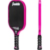 image:imageFranklin Sports Pro Pickleball Paddles  FS Tour Series Raw Carbon Fiber T700  USA Pickleball Approved  Unibody Epoxy Resin Injected Edge  Dynasty  Tempo  14mm16mm Core  Gray Blue  PinkPink