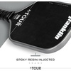 image:imageFranklin Sports Pro Pickleball Paddles  FS Tour Series Raw Carbon Fiber T700  USA Pickleball Approved  Unibody Epoxy Resin Injected Edge  Dynasty  Tempo  14mm16mm Core  Gray Blue  PinkGray