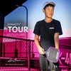 image:imageFranklin Sports Pro Pickleball Paddles  FS Tour Series Raw Carbon Fiber T700  USA Pickleball Approved  Unibody Epoxy Resin Injected Edge  Dynasty  Tempo  14mm16mm Core  Gray Blue  PinkPink