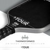 image:imageFranklin Sports Pro Pickleball Paddles  FS Tour Series Raw Carbon Fiber T700  USA Pickleball Approved  Unibody Epoxy Resin Injected Edge  Dynasty  Tempo  14mm16mm Core  Gray Blue  PinkGray
