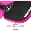 image:imageFranklin Sports Pro Pickleball Paddles  FS Tour Series Raw Carbon Fiber T700  USA Pickleball Approved  Unibody Epoxy Resin Injected Edge  Dynasty  Tempo  14mm16mm Core  Gray Blue  PinkPink