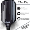 image:imageFranklin Sports Pro Pickleball Paddles  Signature Series Pro Pickleball Paddle with MaxGrit Surface  USA Pickleball USAPA Approved Tournament Pickleball Paddles  13mm  16mm Polypropylene CoresPro Player  Black