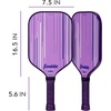 image:imageFranklin Sports Pro Pickleball Paddles  Signature Series Pro Pickleball Paddle with MaxGrit Surface  USA Pickleball USAPA Approved Tournament Pickleball Paddles  13mm  16mm Polypropylene CoresLilac